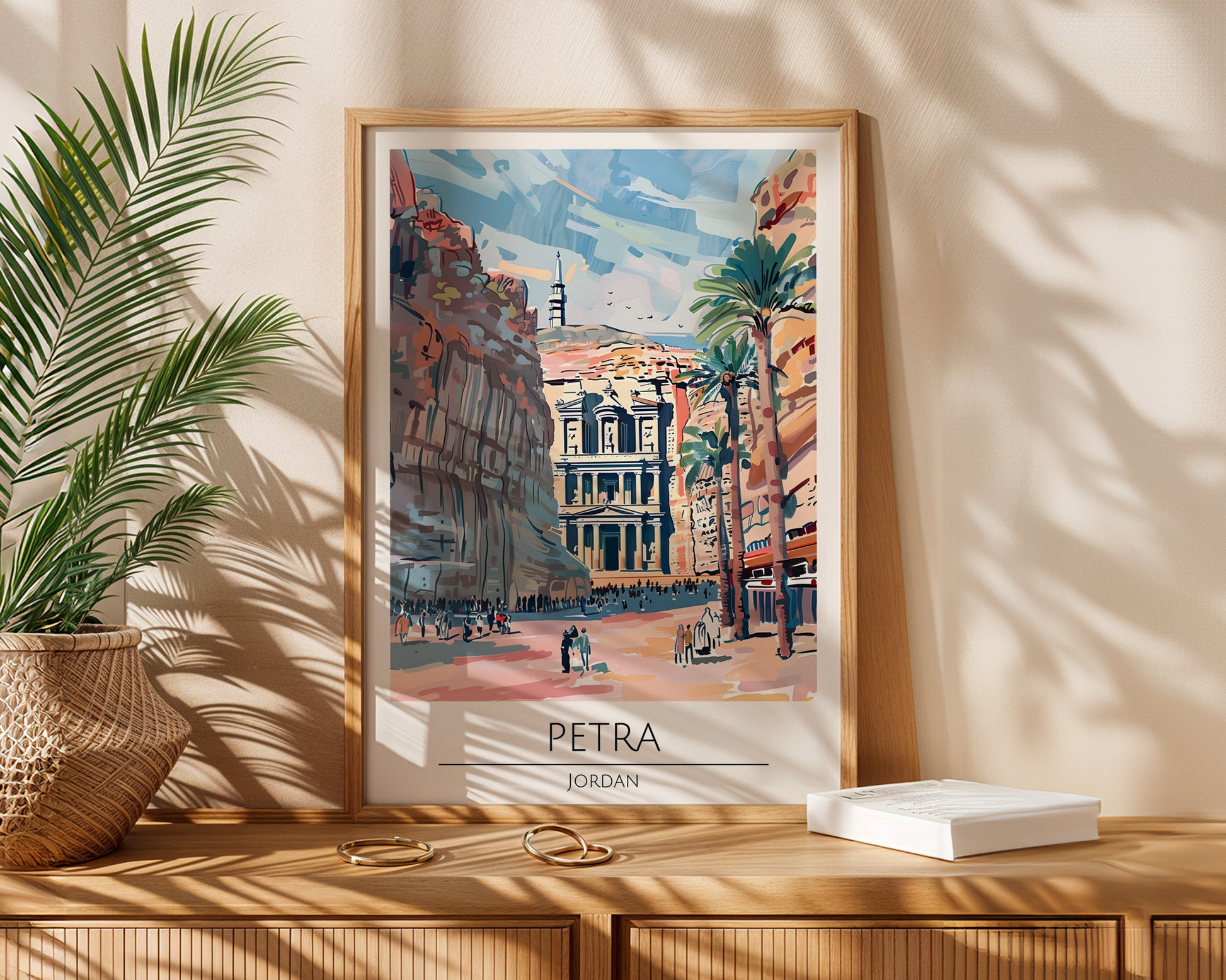 Petra Jordan Travel Poster - GroovyGrove