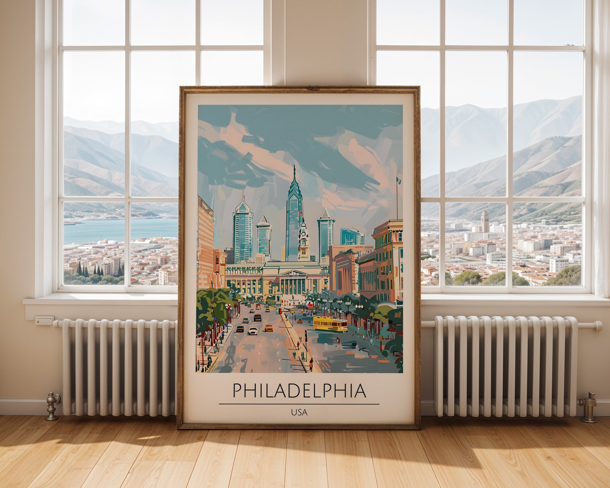 Philadelphia Pennsylvania Travel Poster - GroovyGrove