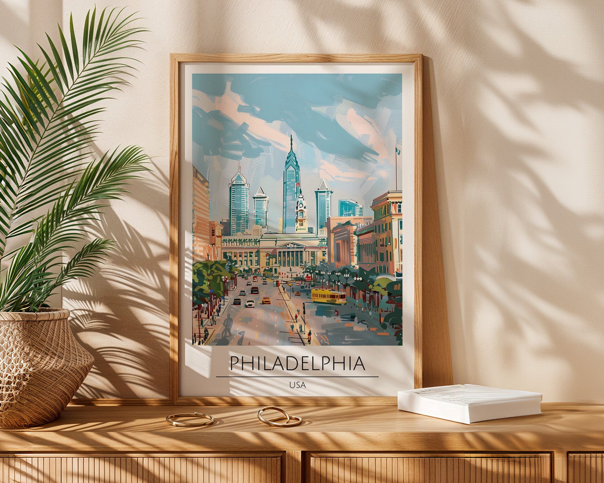 Philadelphia Pennsylvania Travel Poster - GroovyGrove