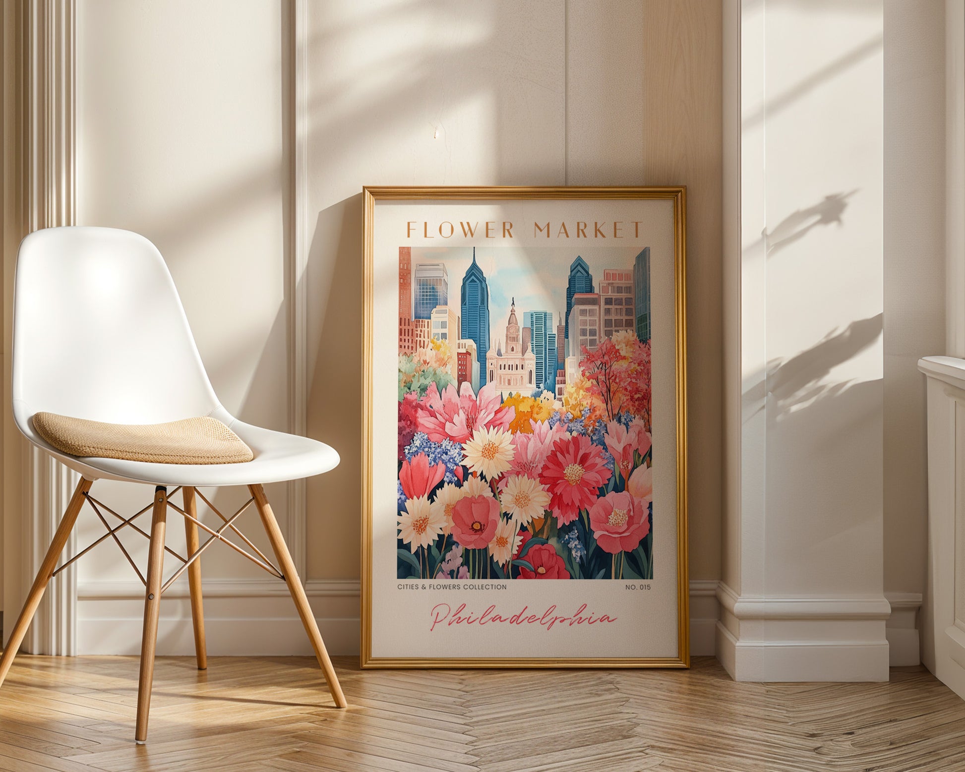 Philadelphia Pennsylvania Flower Market Poster - GroovyGrove