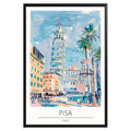 Pisa Italy Travel Poster - GroovyGrove