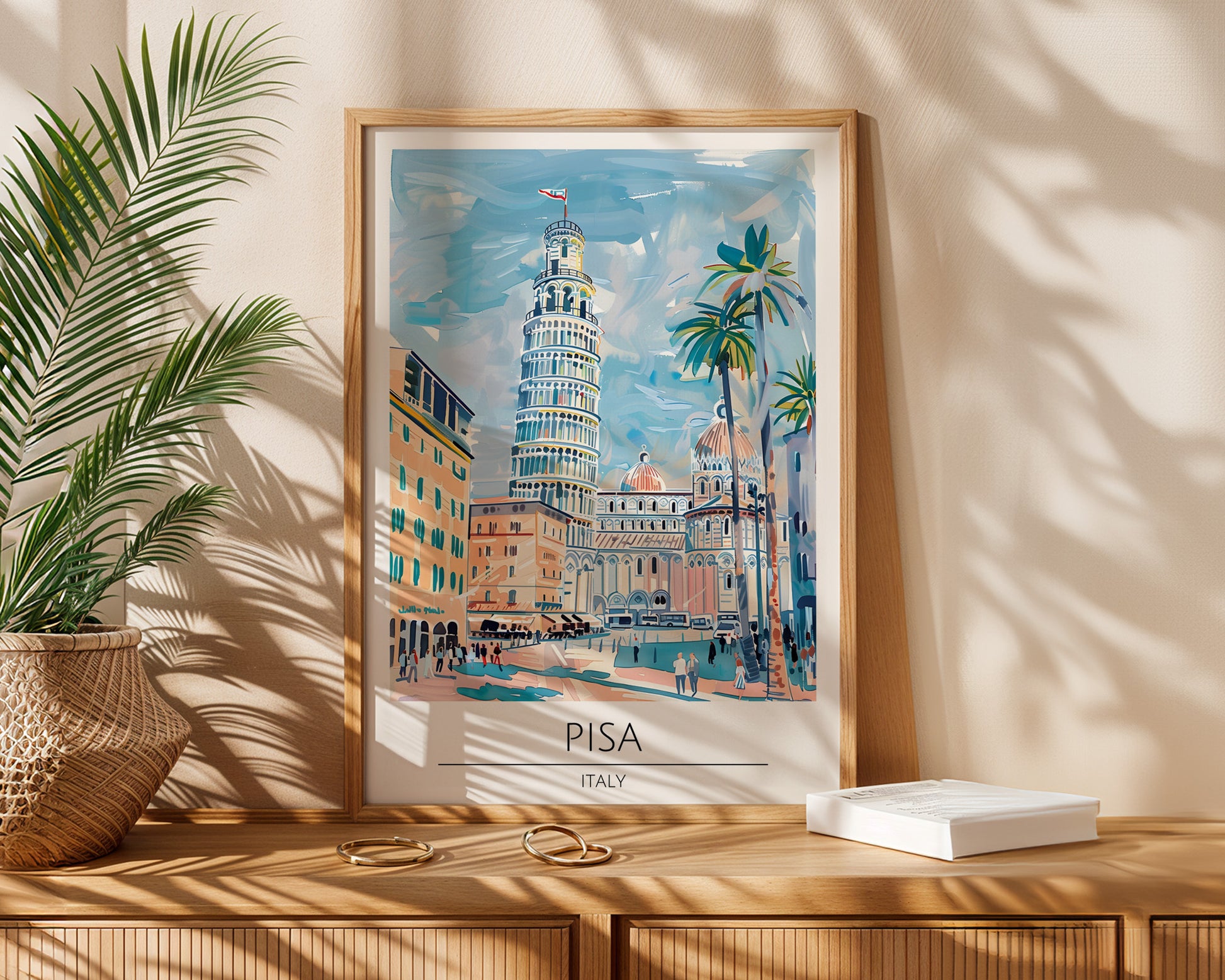 Pisa Italy Travel Poster - GroovyGrove