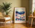 Portland Oregon Flower Market Poster - GroovyGrove