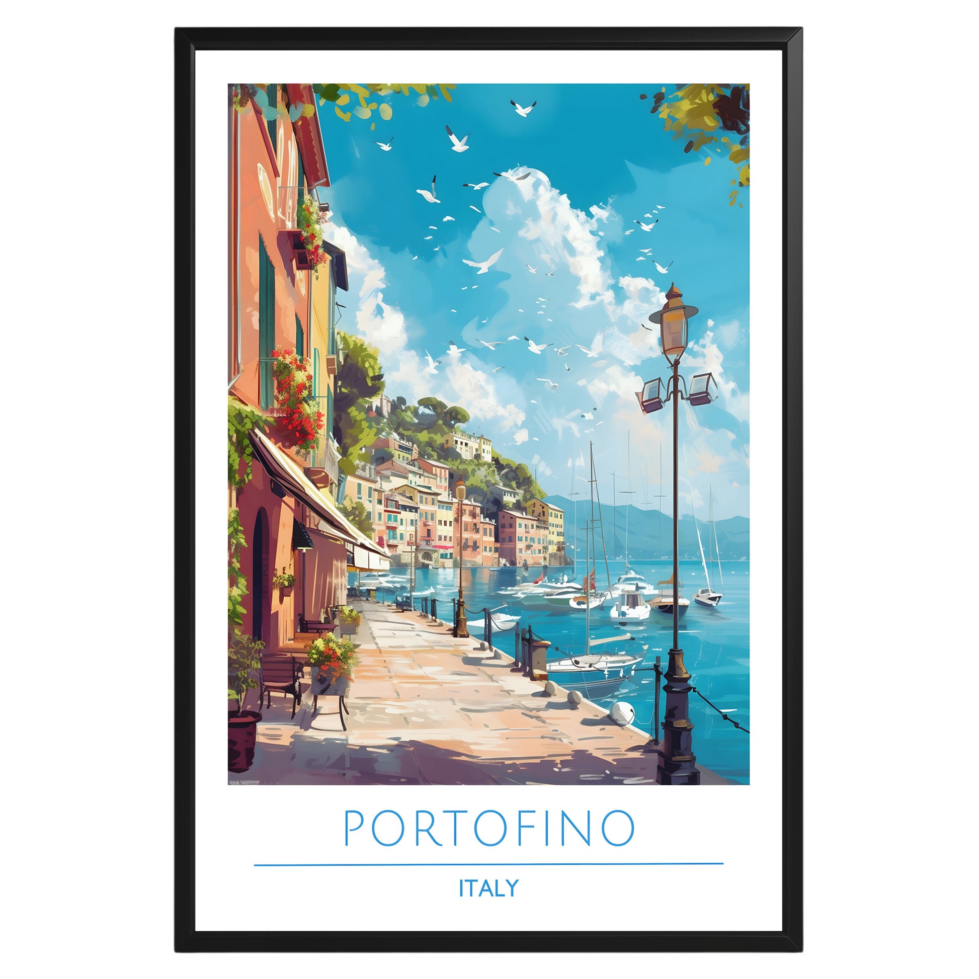 Portofino Italy Poster - GroovyGrove