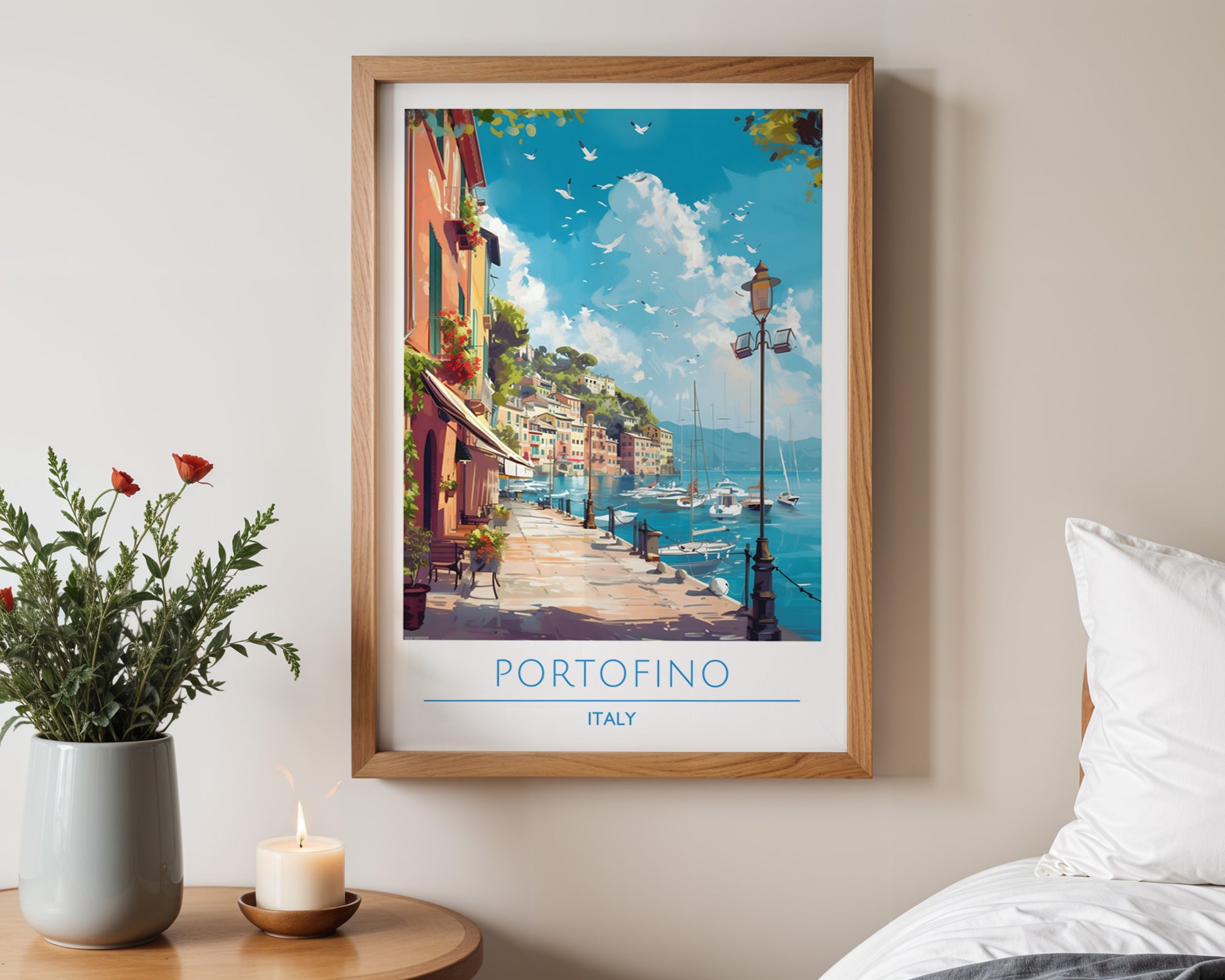 Portofino Italy Poster - GroovyGrove