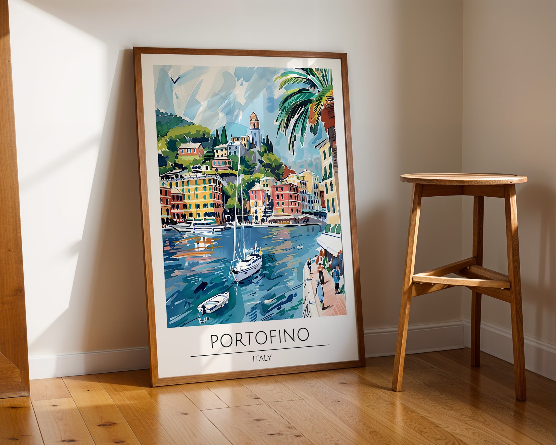 Portofino Italy Travel Poster - GroovyGrove