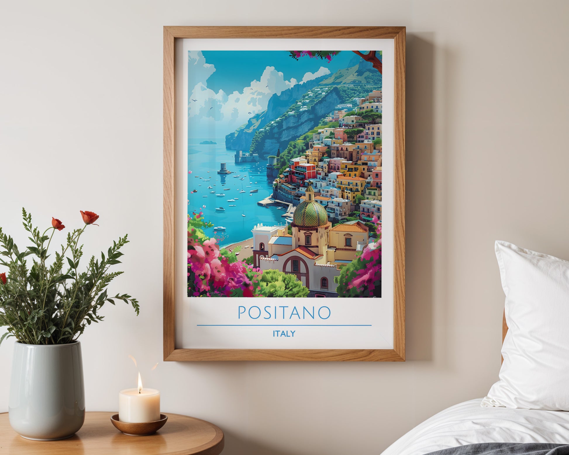 Positano Italy Poster - GroovyGrove