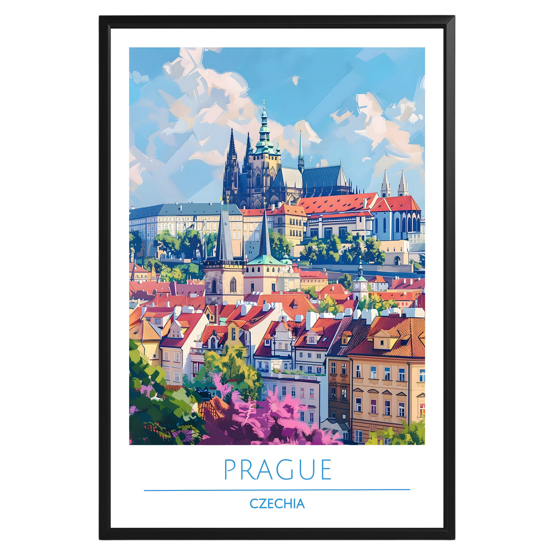 Prague Czech Republic Poster - GroovyGrove