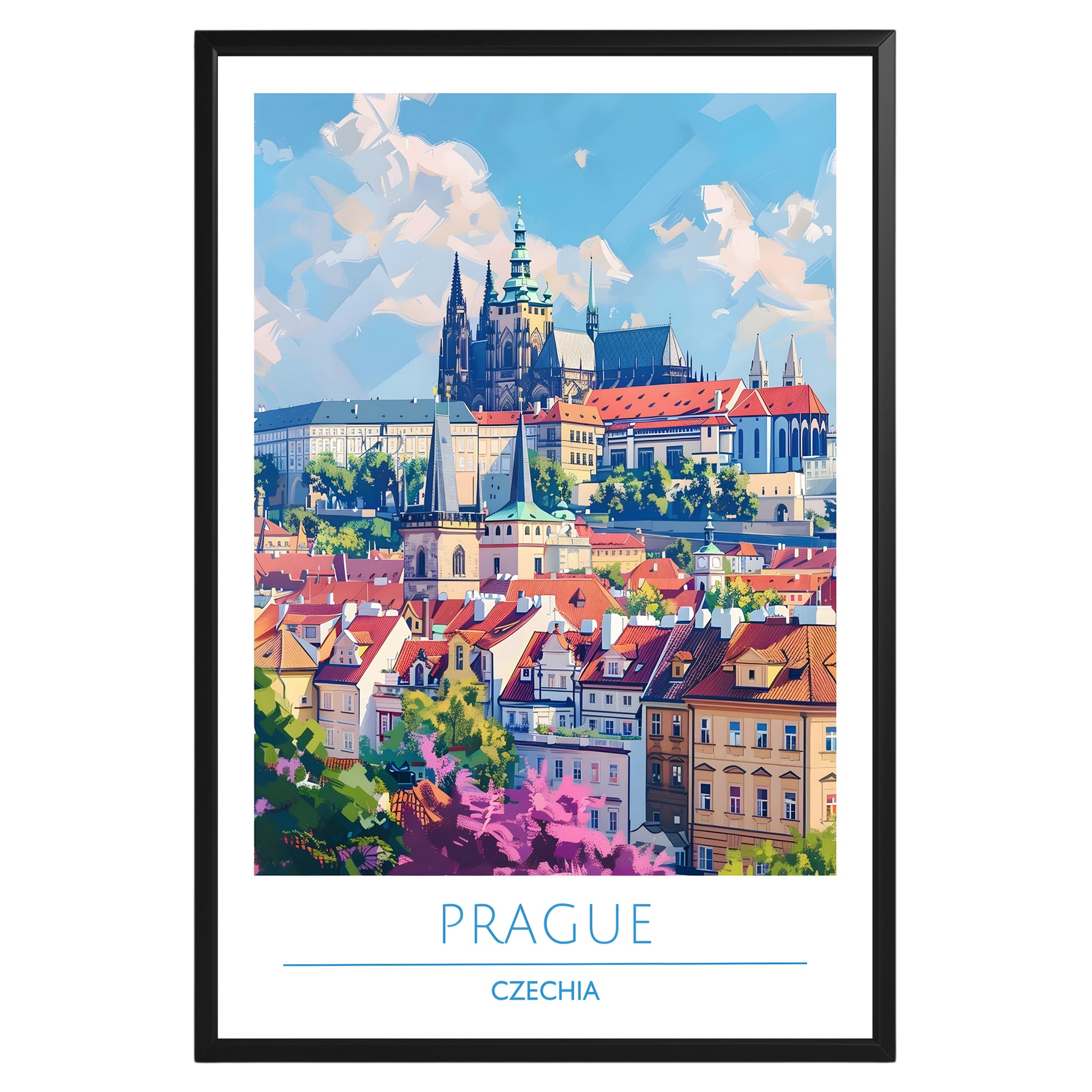 Prague Czech Republic Poster - GroovyGrove