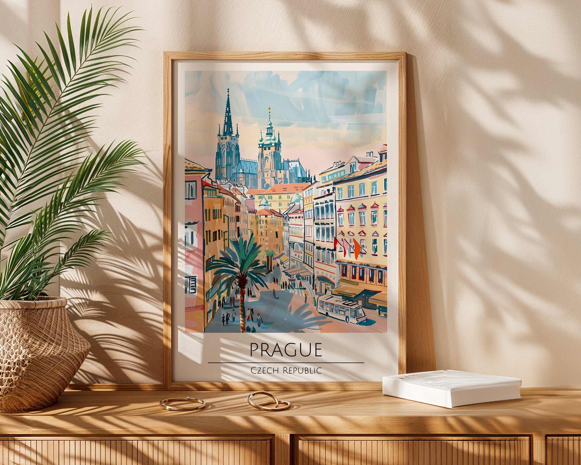 Prague Czech Republic Travel Poster - GroovyGrove