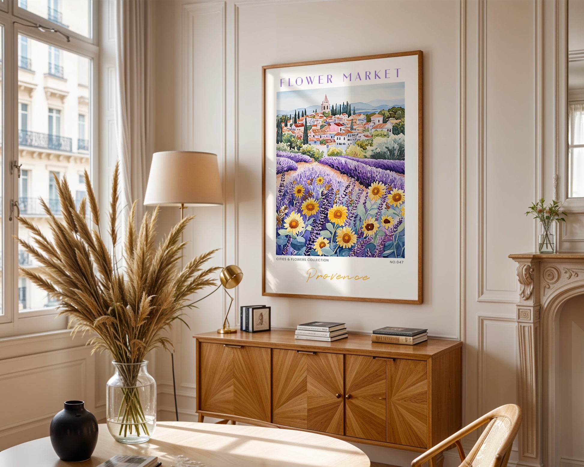 Provence France Flower Market Poster - GroovyGrove