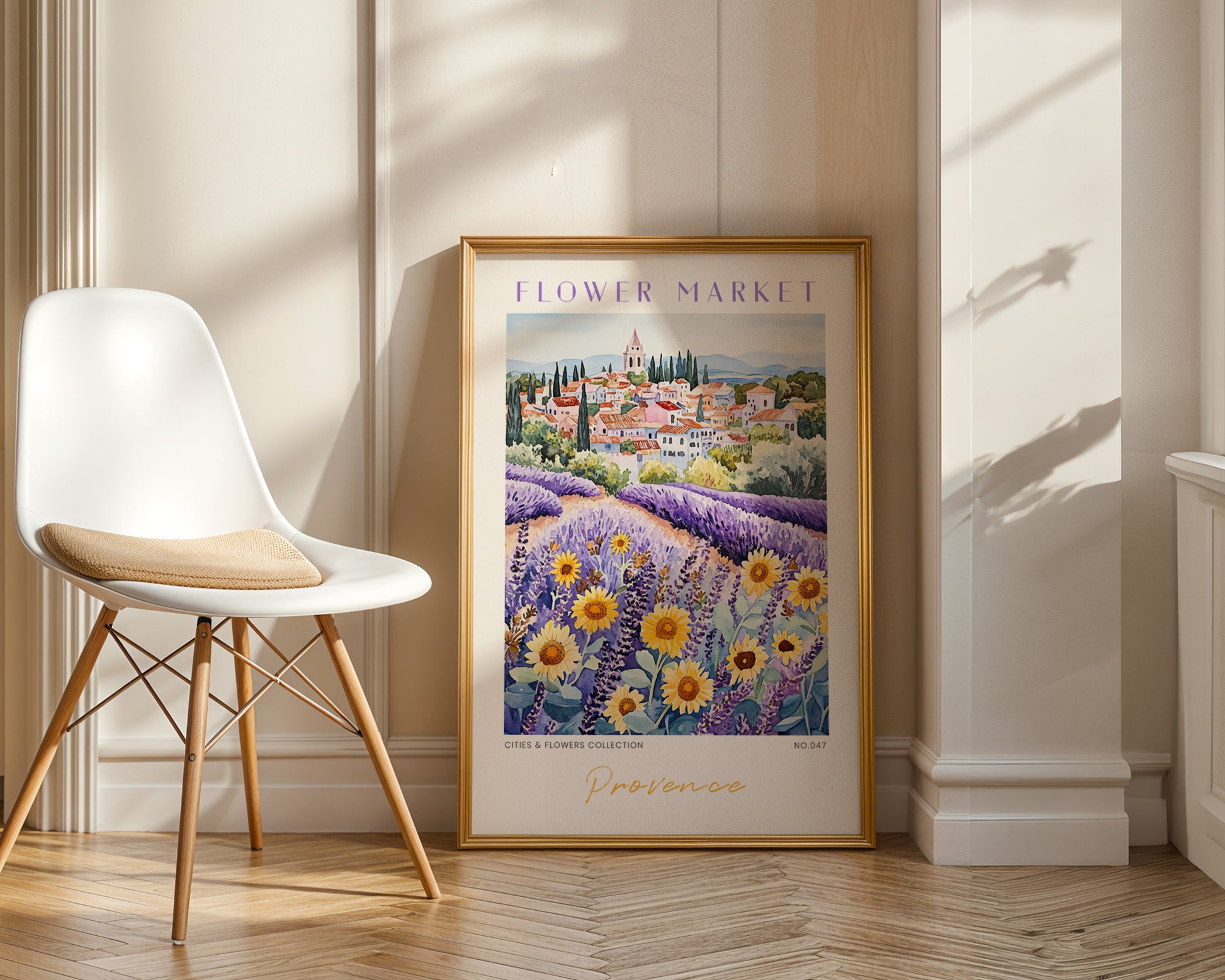 Provence France Flower Market Poster - GroovyGrove