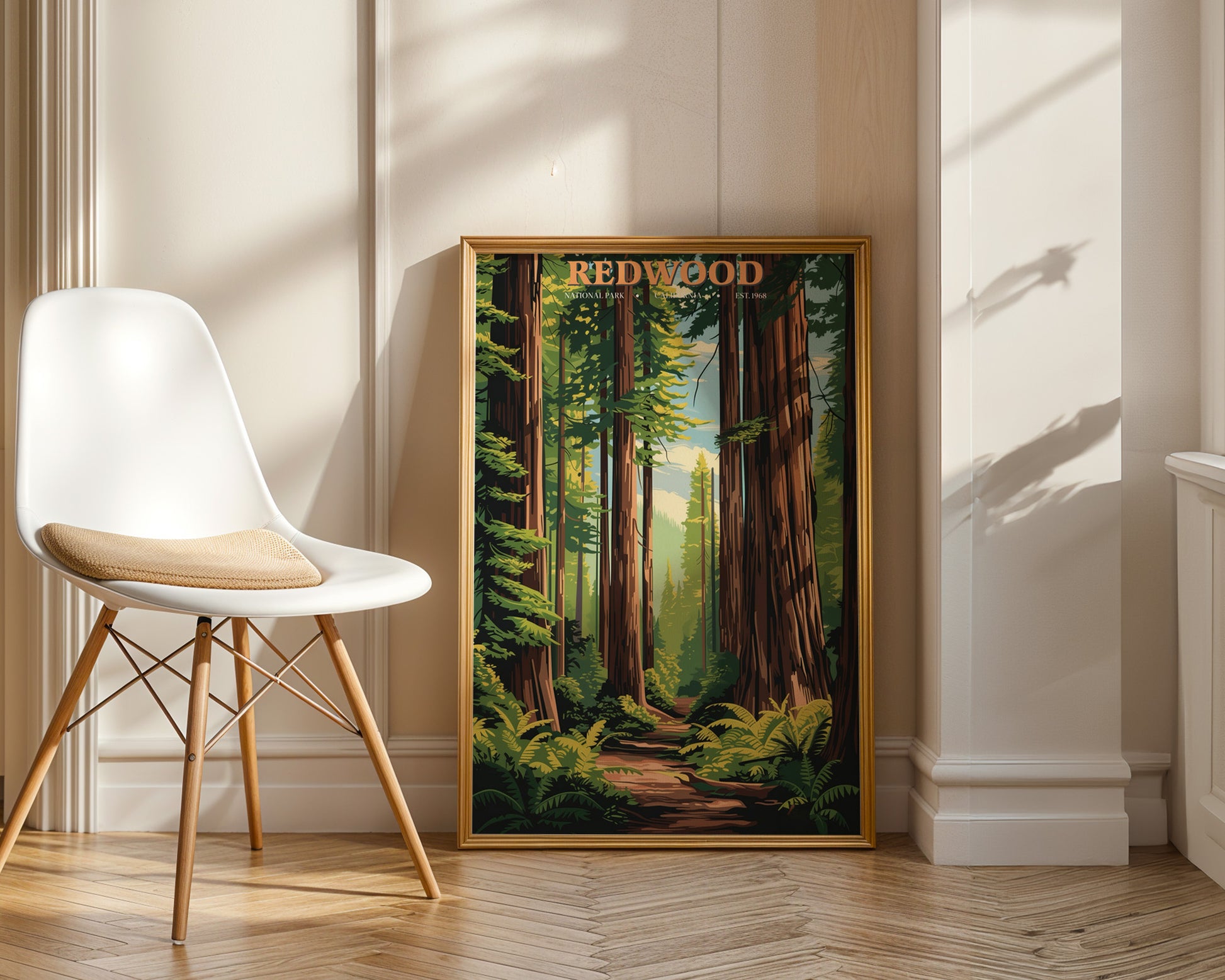 Redwood National Park Vintage Poster - GroovyGrove