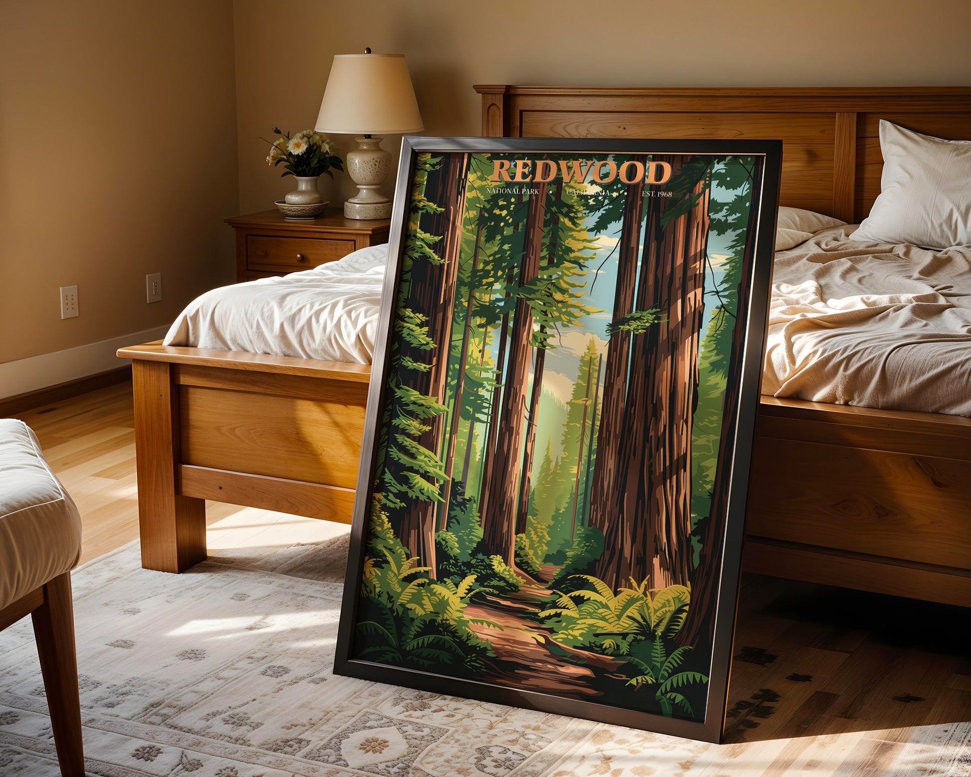 Redwood National Park Vintage Poster - GroovyGrove