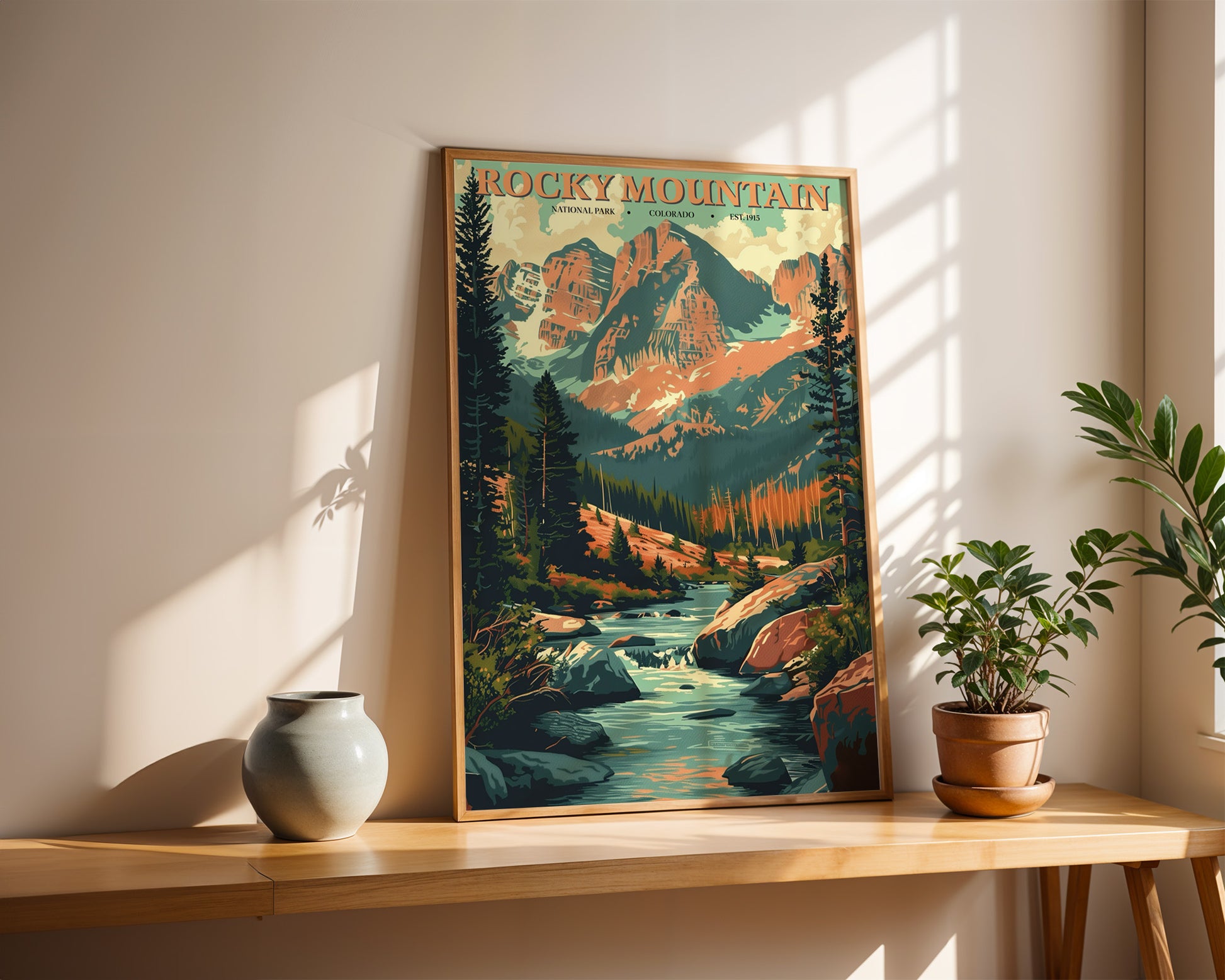 Rocky Mountain National Park Vintage Poster - GroovyGrove