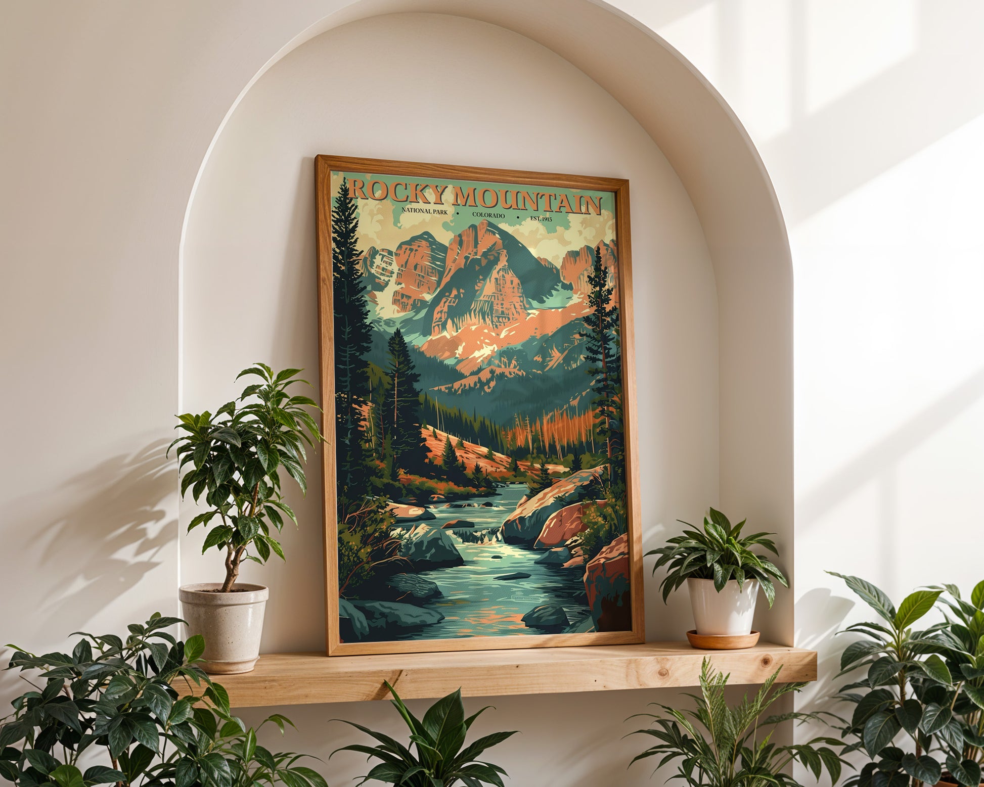 Rocky Mountain National Park Vintage Poster - GroovyGrove