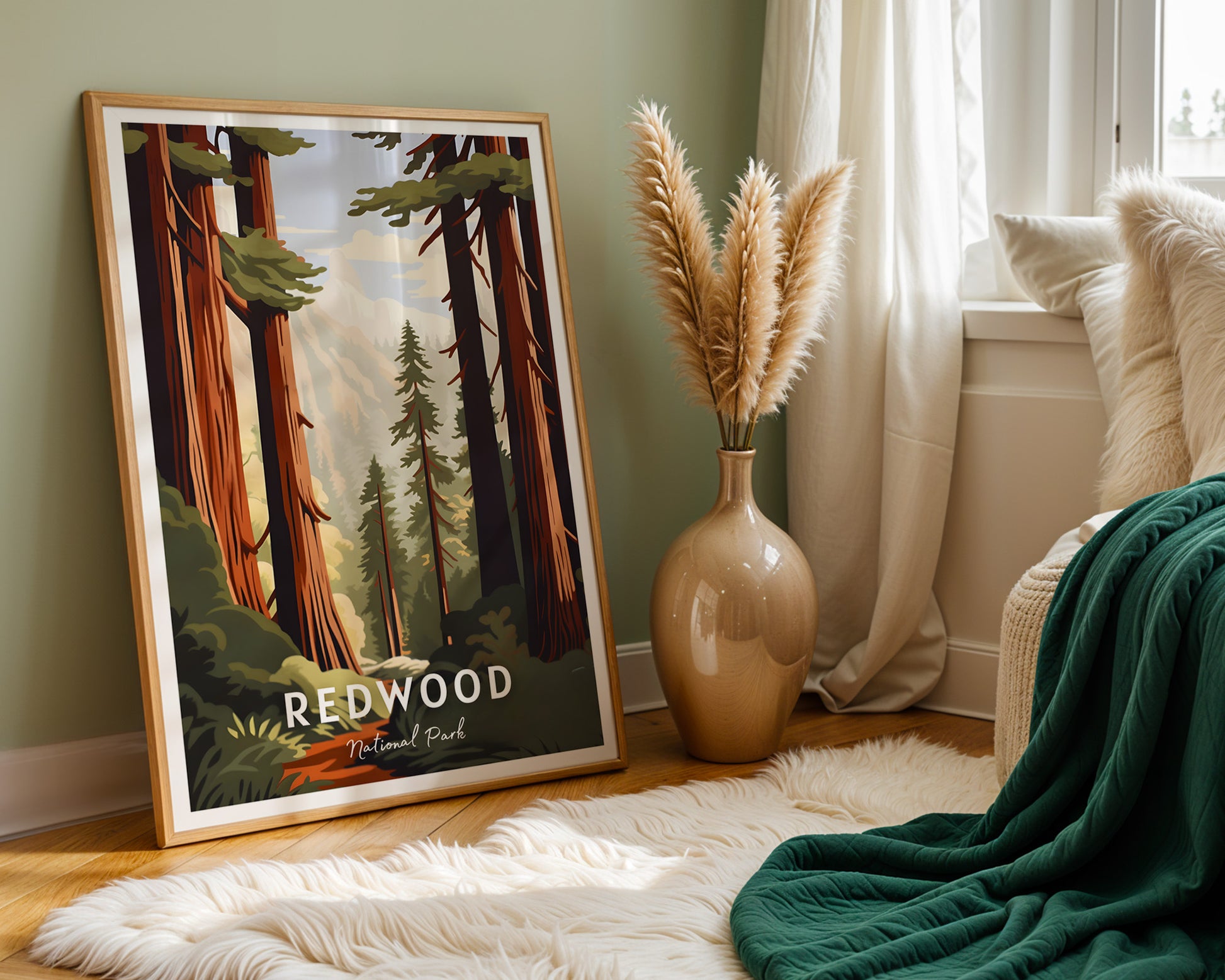 Redwood National Park Poster - GroovyGrove