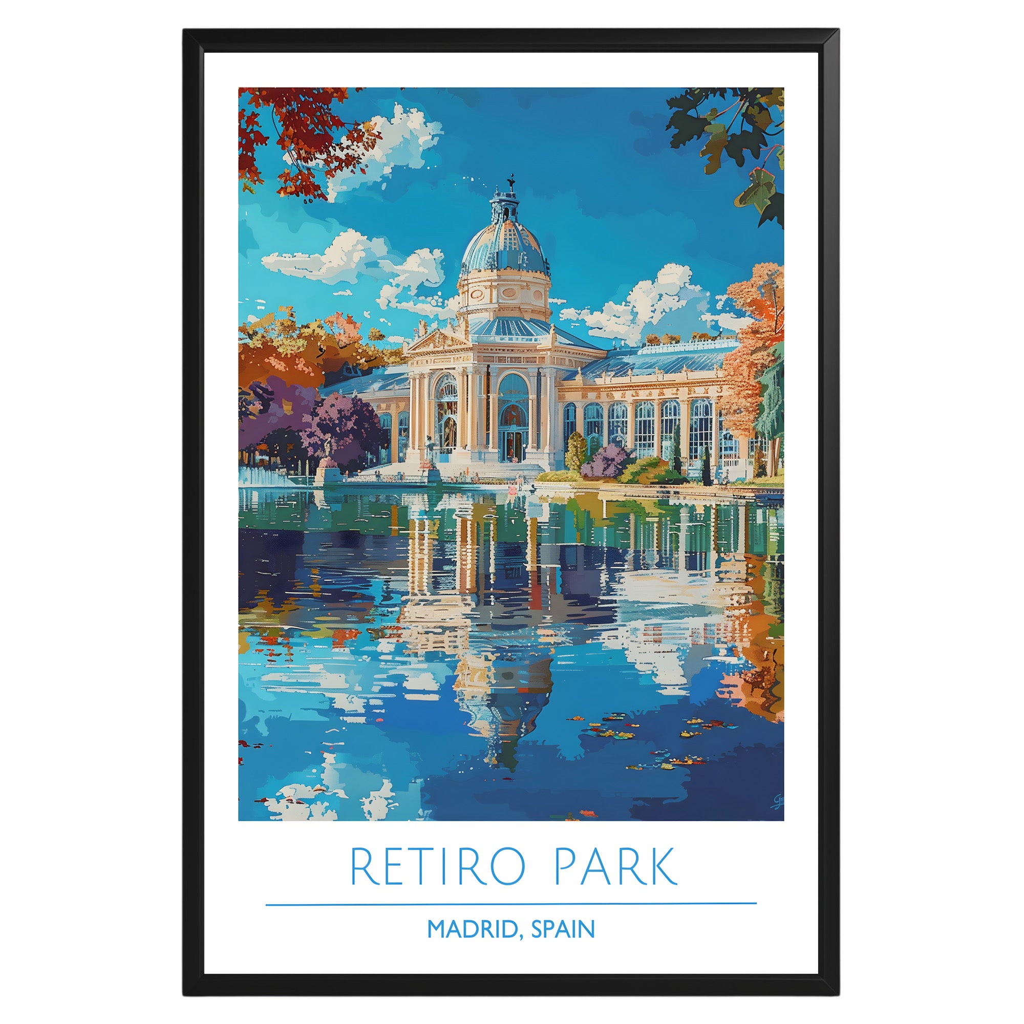 Retiro Park Madrid Spain Poster - GroovyGrove