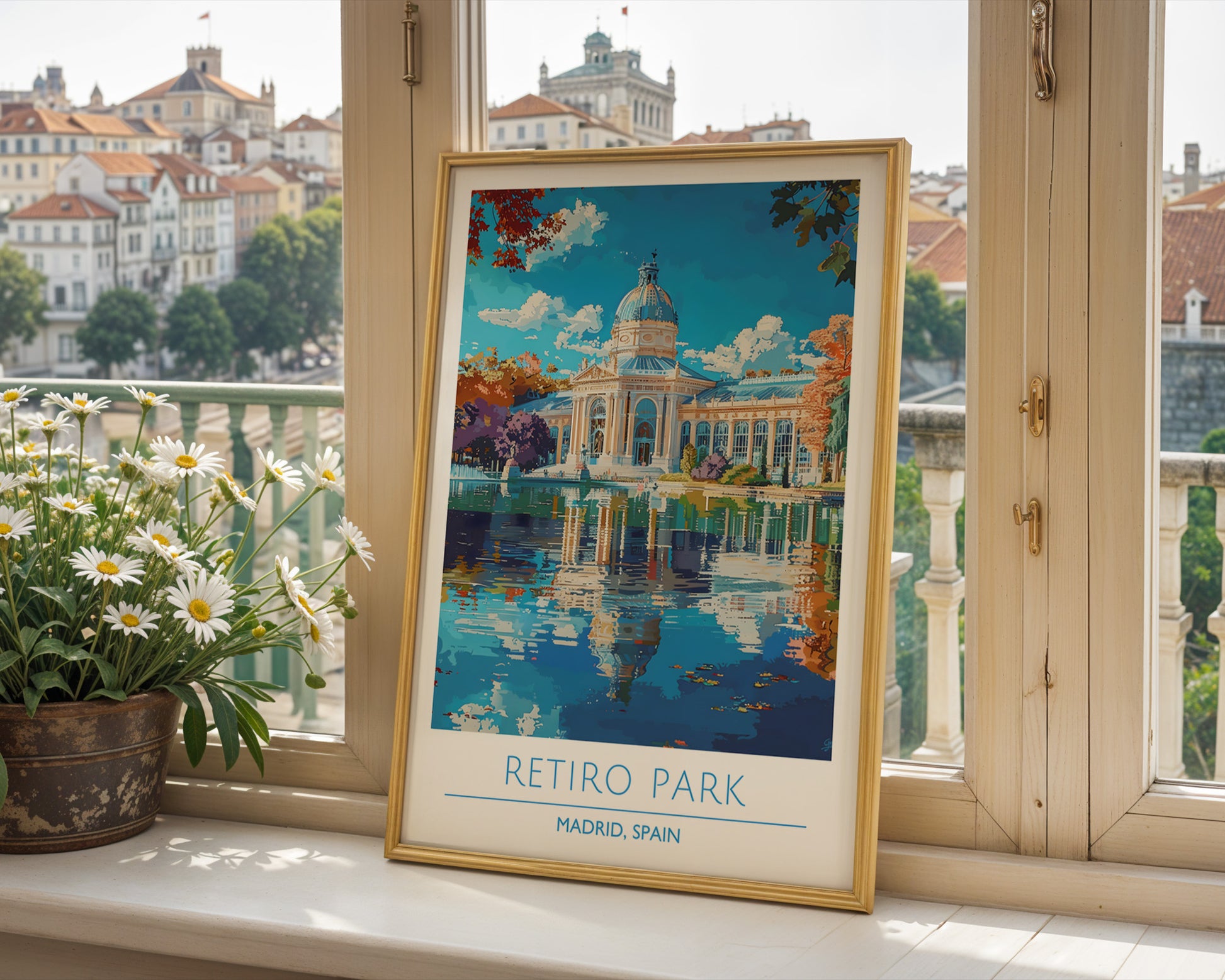 Retiro Park Madrid Spain Poster - GroovyGrove