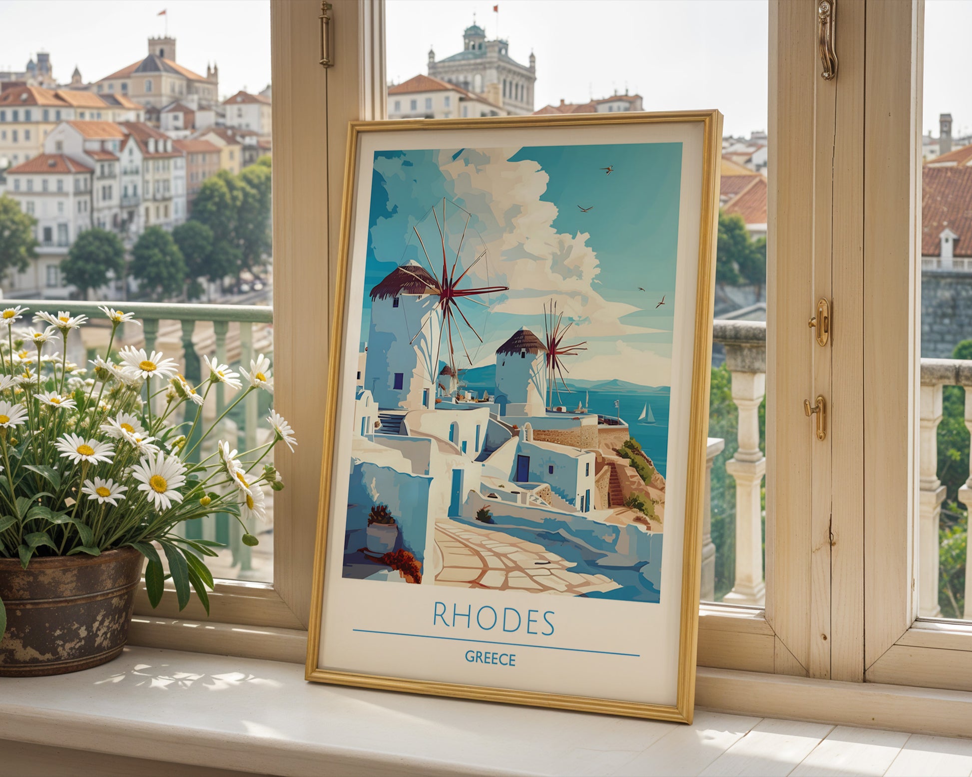 Rhodes Greece Poster - GroovyGrove