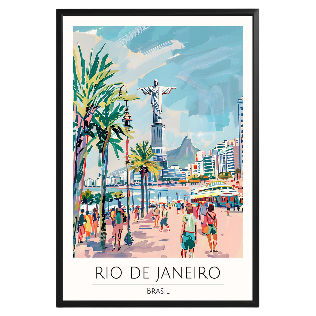 Rio De Janeiro Brazil Travel Poster - GroovyGrove