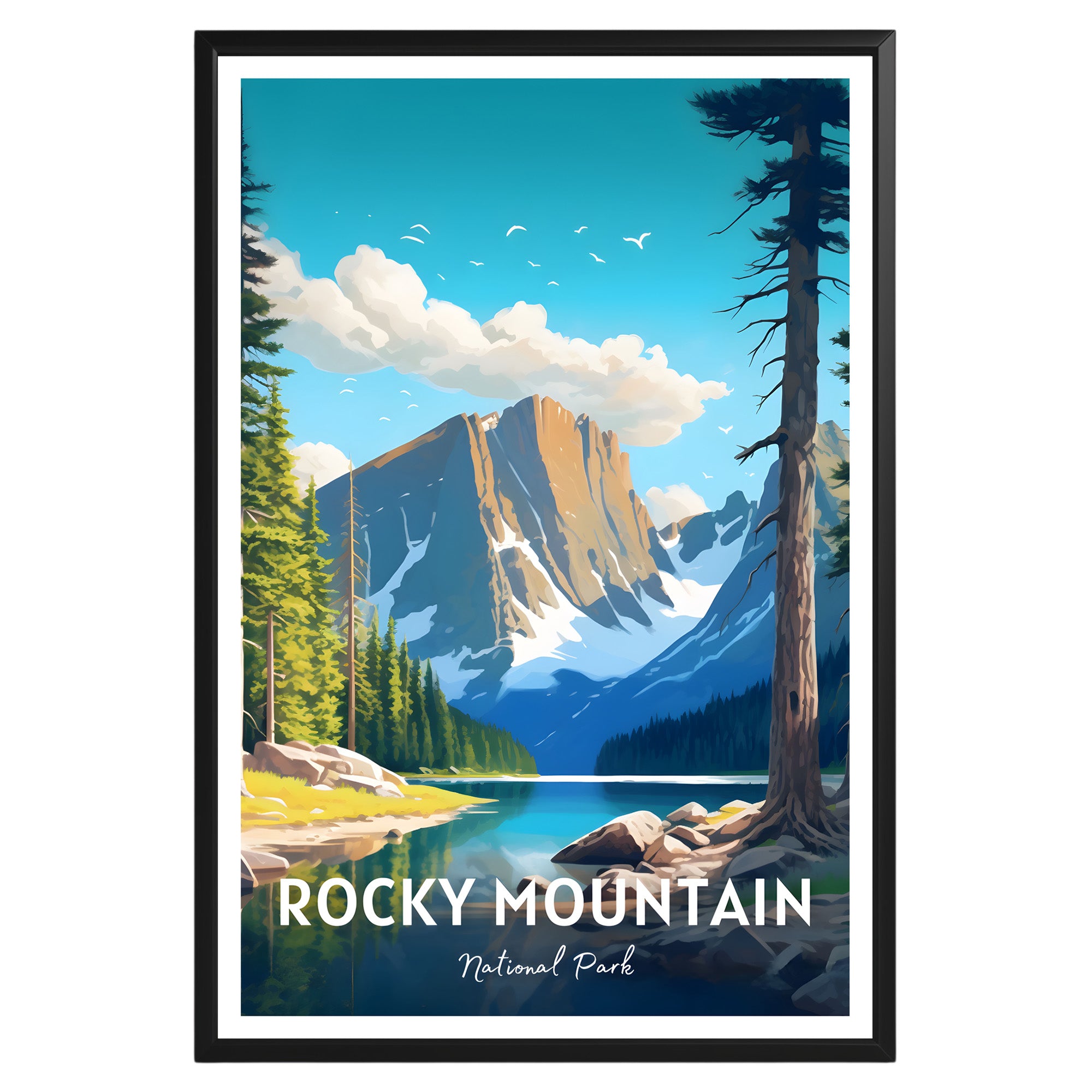 Rocky Mountain National Park Poster - GroovyGrove