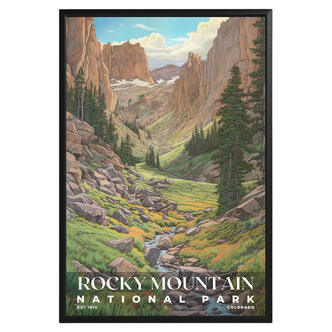 Rocky Mountain National Park Poster - GroovyGrove