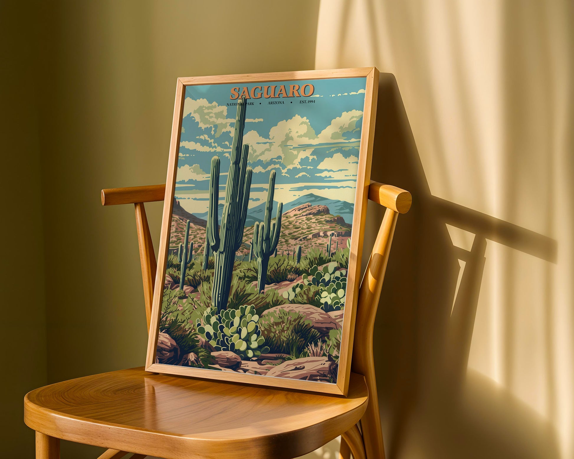 Saguaro National Park Vintage Poster - GroovyGrove