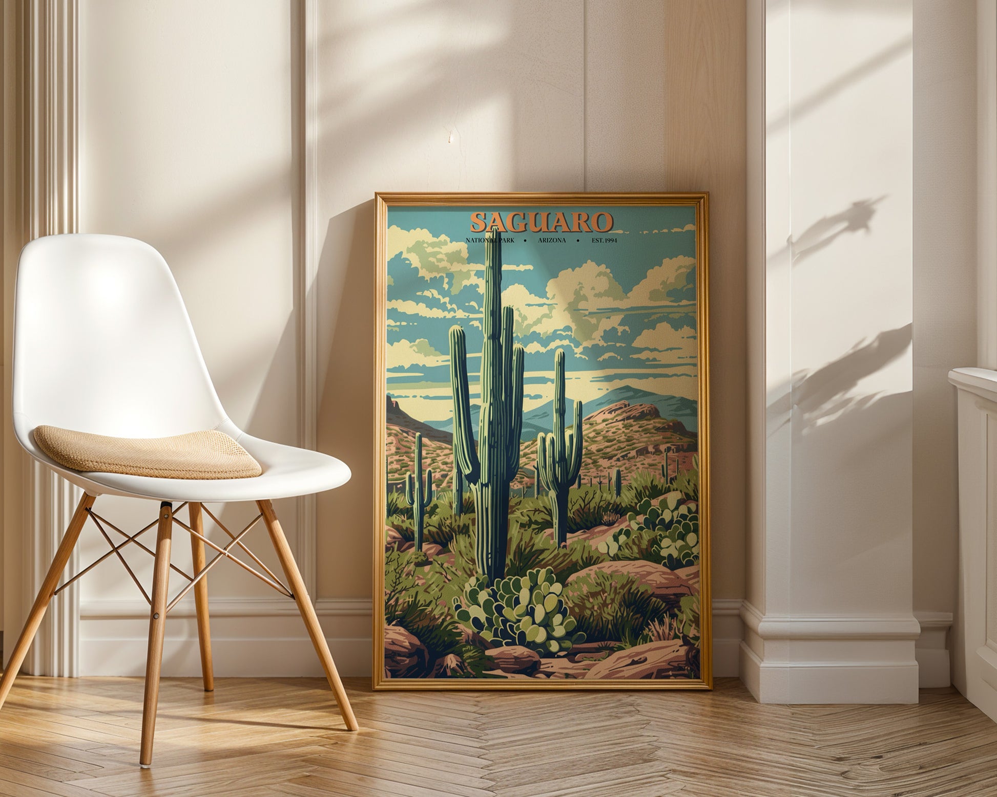 Saguaro National Park Vintage Poster - GroovyGrove