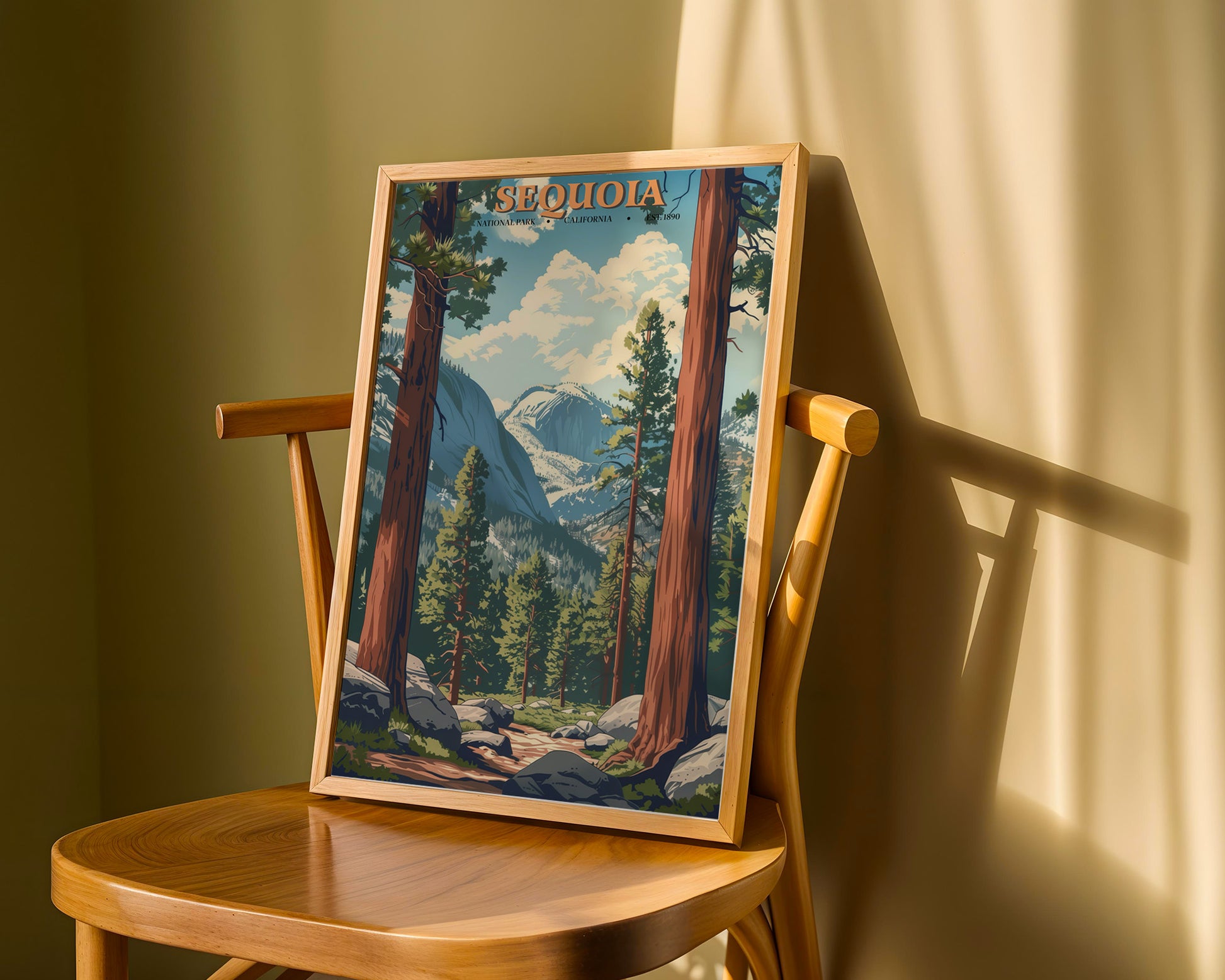 Sequoia National Park Vintage Poster - GroovyGrove