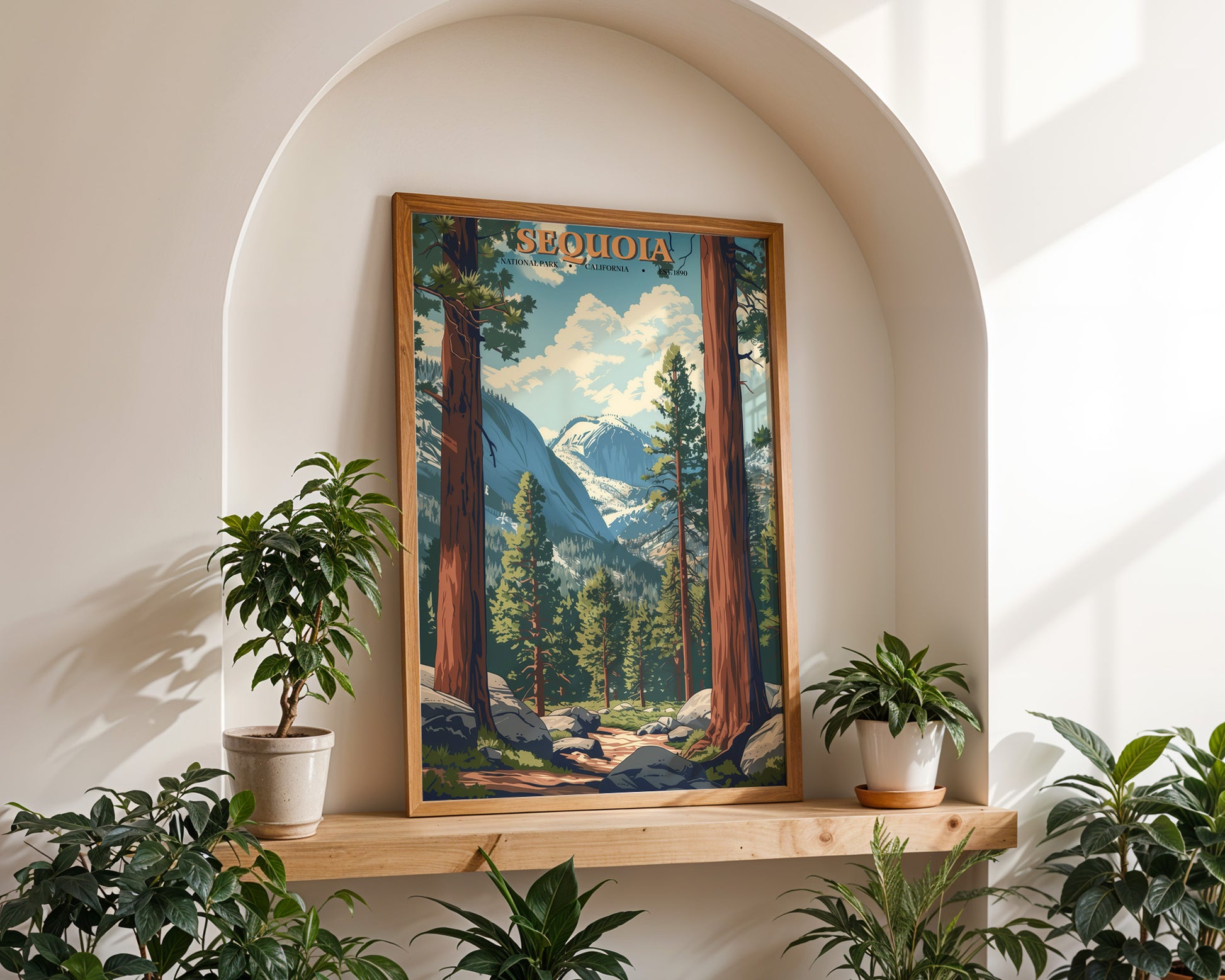 Sequoia National Park Vintage Poster - GroovyGrove