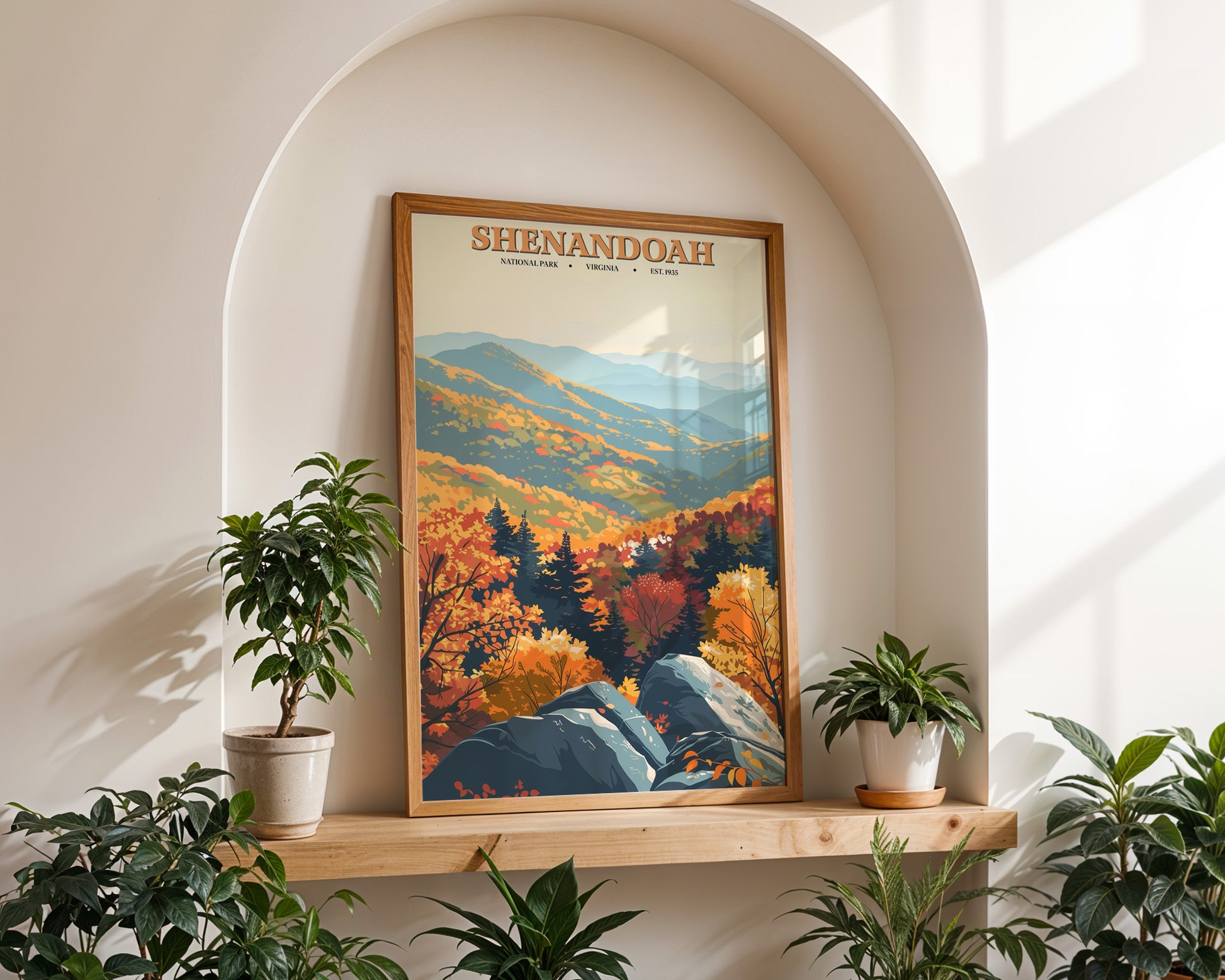 Shenandoah National Park Vintage Poster - GroovyGrove