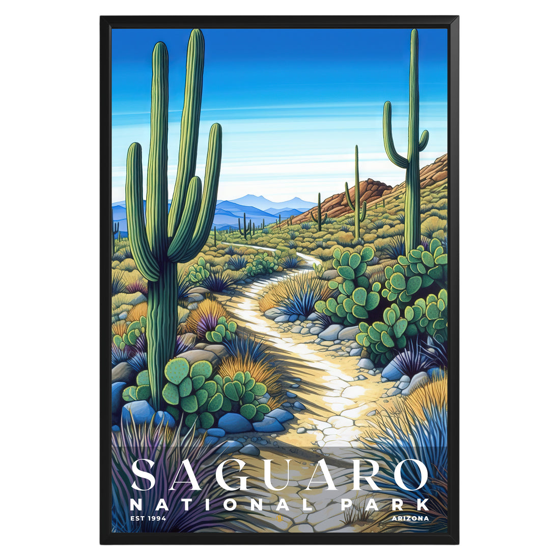 Saguaro National Park Poster - GroovyGrove