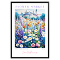 Salzburg Austria Flower Market Poster - GroovyGrove