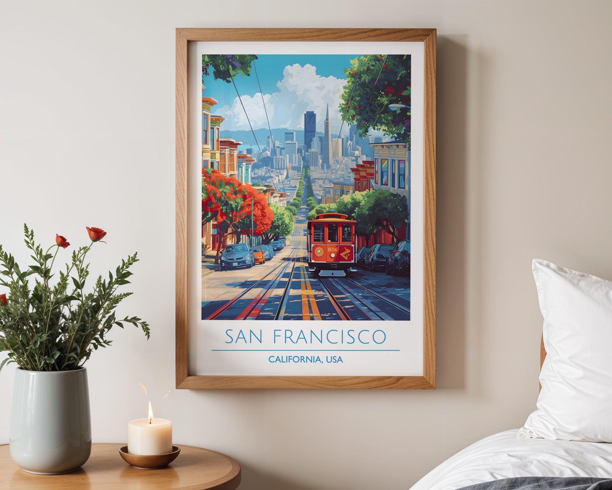 San Francisco California Poster - GroovyGrove