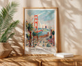 San Francisco California Travel Poster - GroovyGrove