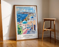 Santorini Greece Travel Poster - GroovyGrove