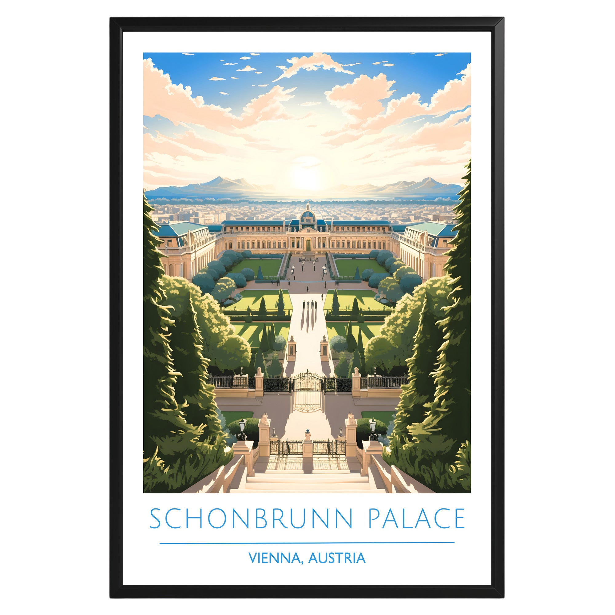 Schönbrunn Palace Vienna Austria Poster - GroovyGrove