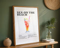 Sex on the Beach Cocktail Recipe Poster - GroovyGrove