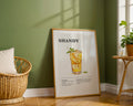 Shandy Cocktail Recipe Poster - GroovyGrove