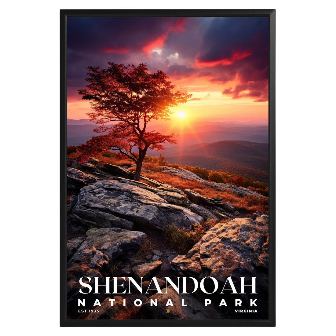 Shenandoah National Park Poster - GroovyGrove