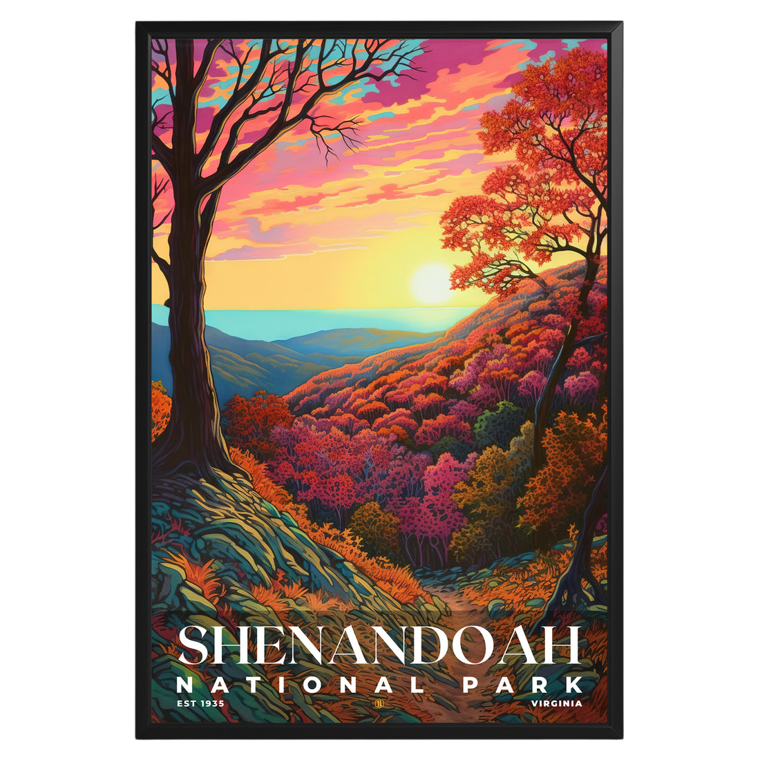 Shenandoah National Park Poster - GroovyGrove