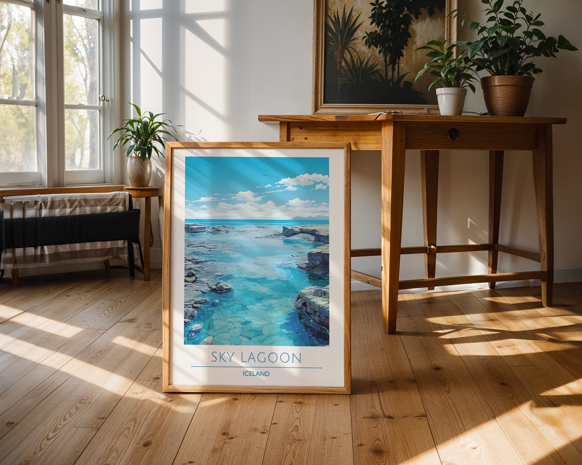 Sky Lagoon Iceland Poster - GroovyGrove