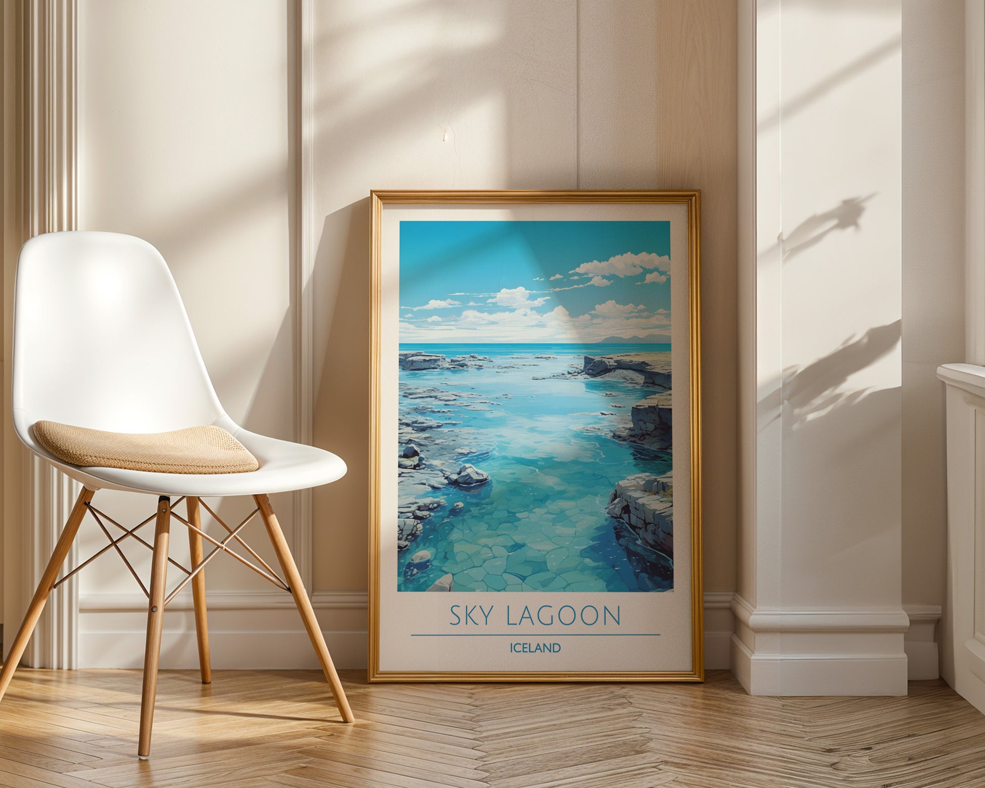 Sky Lagoon Iceland Poster - GroovyGrove