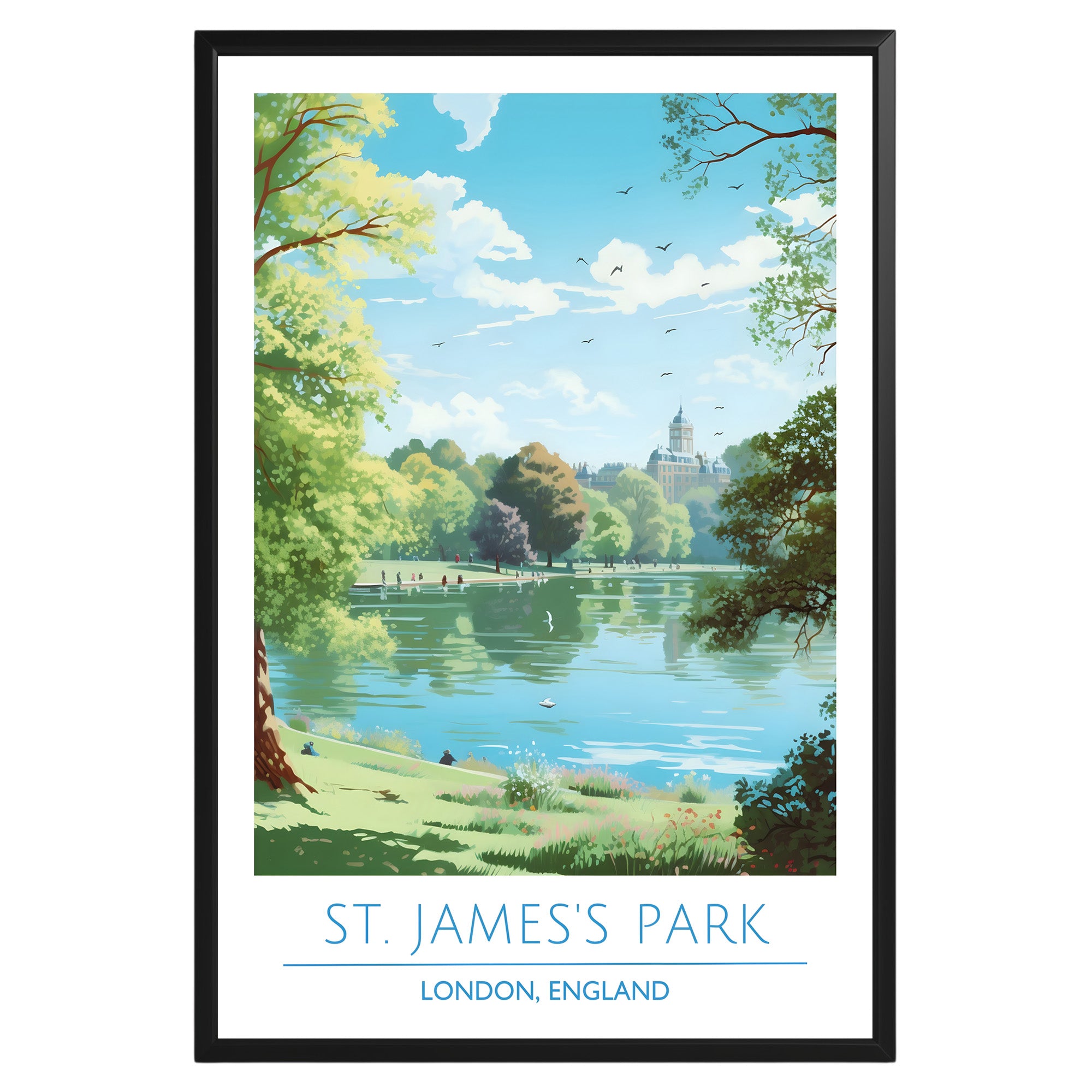 St. James's Park London England Poster - GroovyGrove