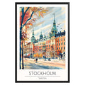 Stockholm Sweden Travel Poster - GroovyGrove