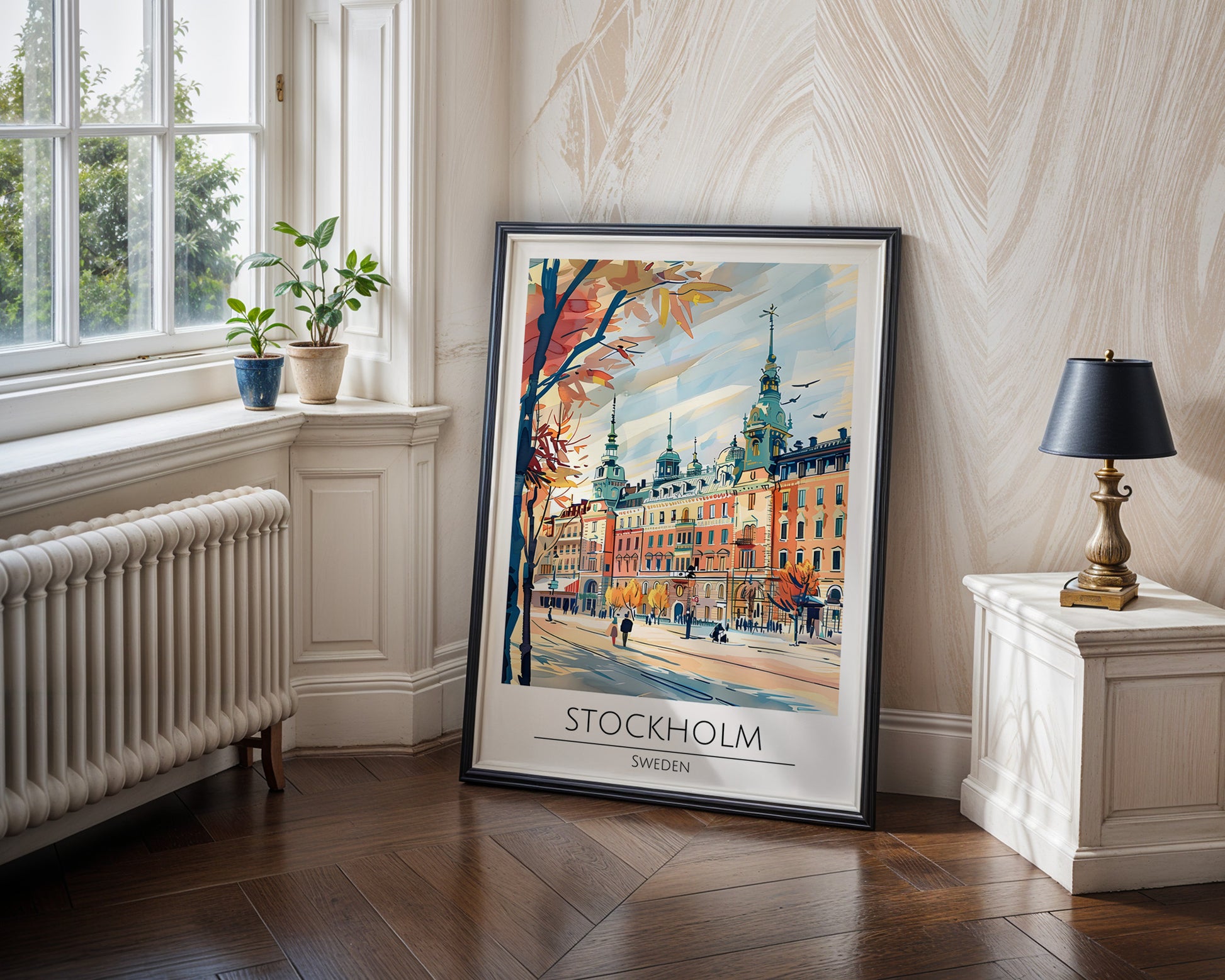 Stockholm Sweden Travel Poster - GroovyGrove