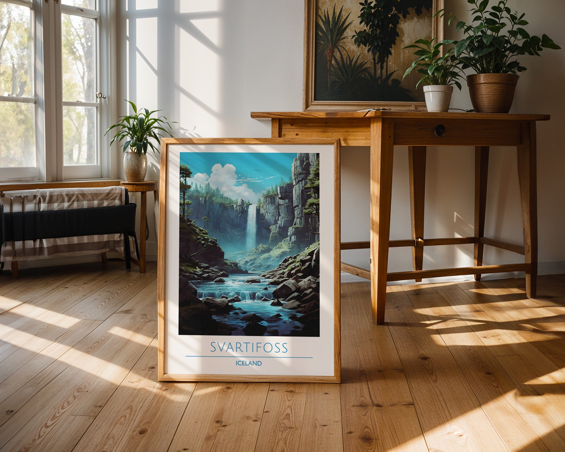 Svartifoss Iceland Poster - GroovyGrove