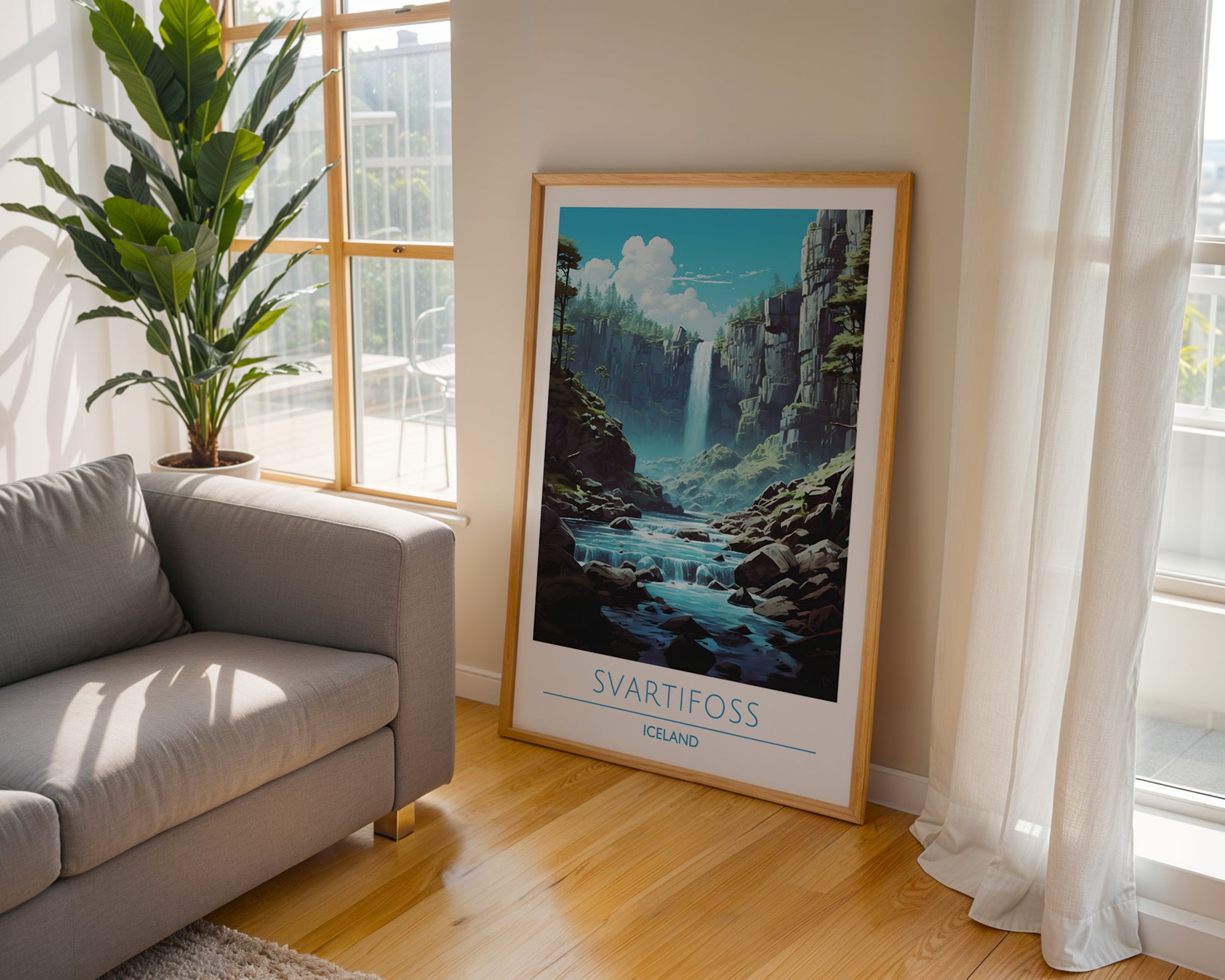 Svartifoss Iceland Poster - GroovyGrove