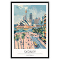 Sydney Australia Travel Poster - GroovyGrove